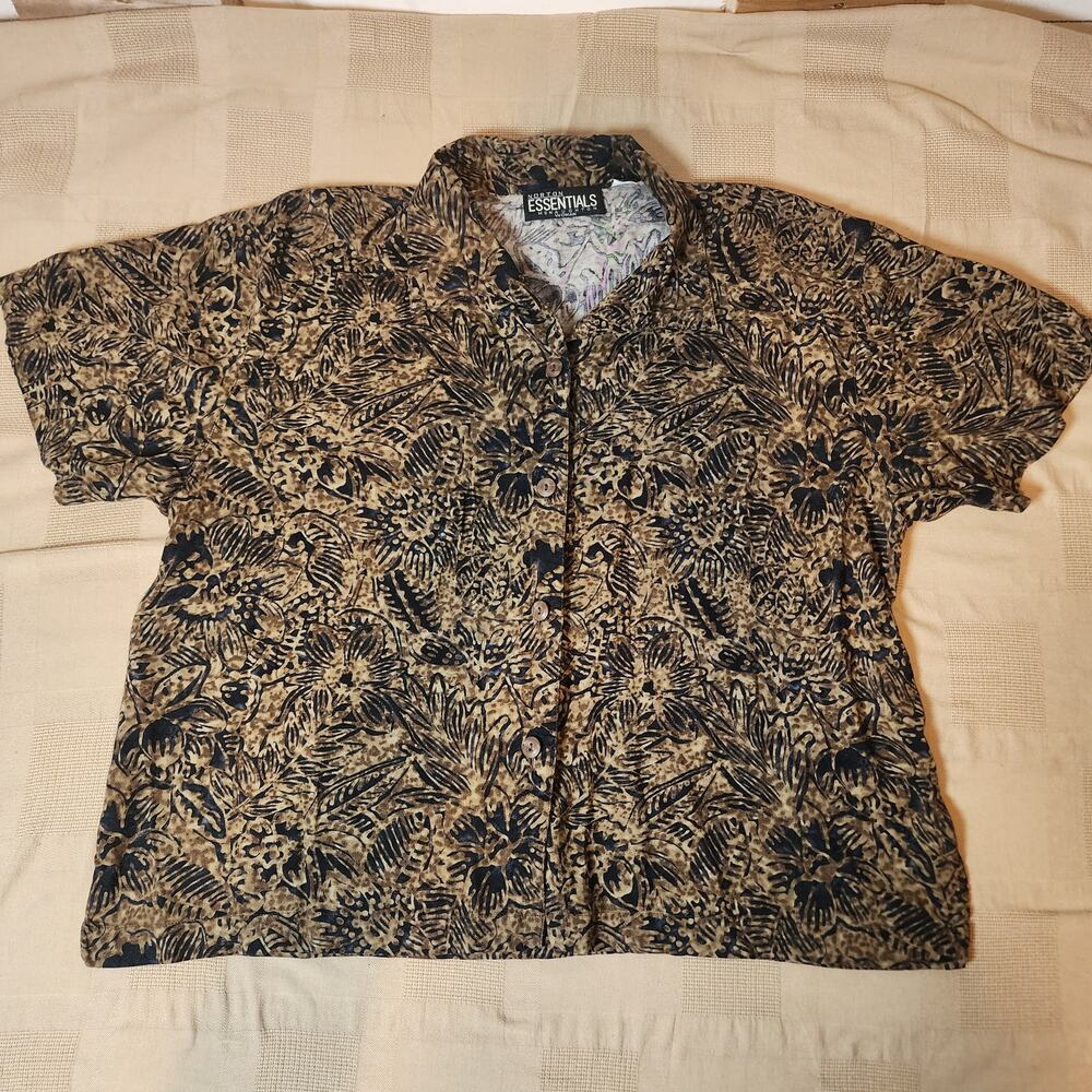 2X Shirt/Short Set--Norton Essentials McNaughton Woman's